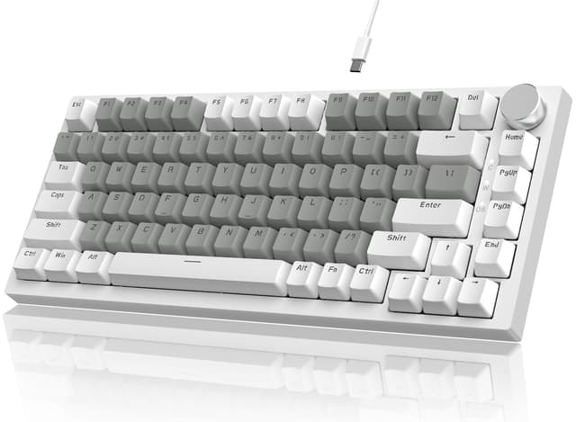 YINDIAO Ajazz AK820 Mechanische Tastatur mit Knopf 🌟