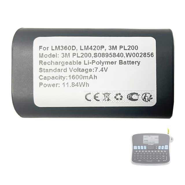 🔋 Aousavo S0895840,W002856,3M PL200 Ersatz Akku für DYMO LabelManager 360D, 420P, Rhino 4200, 5200