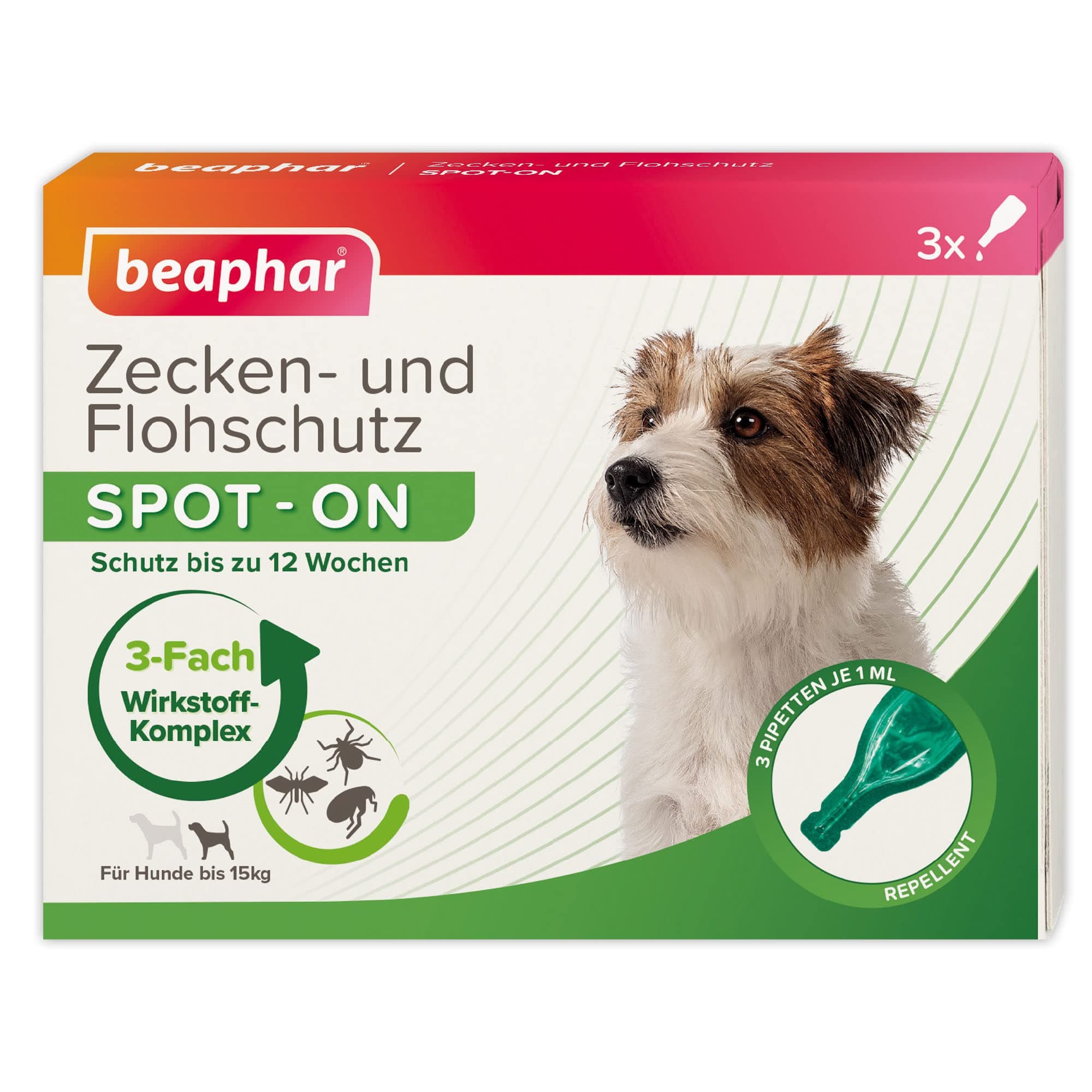 Beaphar Zecken- und Flohschutz Spot-On für kleine Hunde bis 15kg 🐶💊