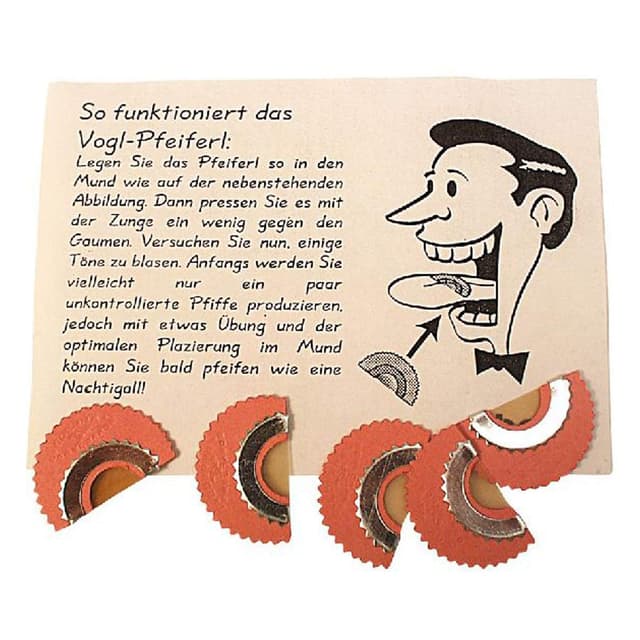 🐦🎶 Bartl Vogl-Pfeiferl, Vogelfpeifen Pfeifen wie eine Nachtigall | Nostalgisches Instrument (5er set) 🎶🐦