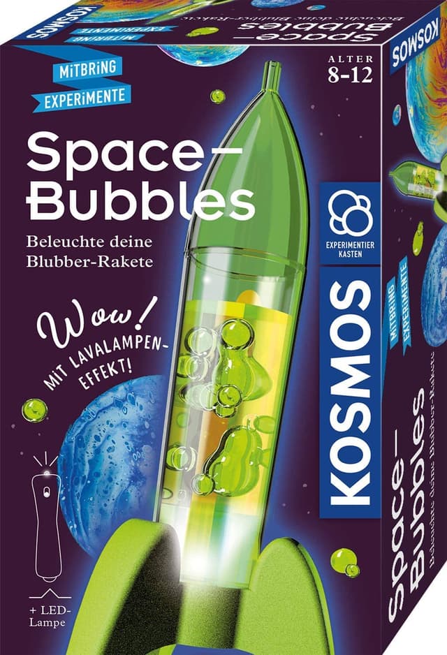 🚀 KOSMOS 657789 Space Bubbles: Mini Raketen-Lavalampe selbst machen!