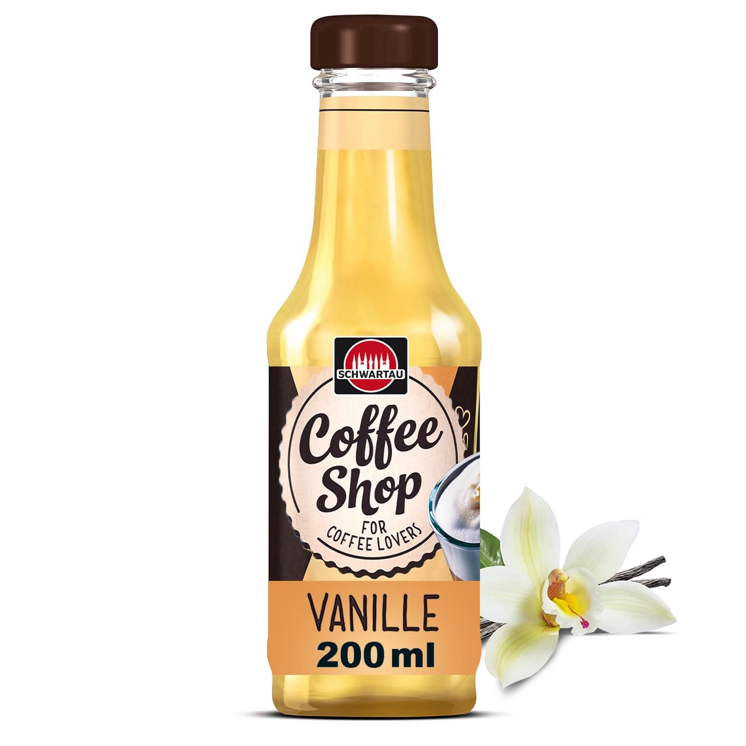 Schwartau Coffee Shop Vanille-Sirup 🌟 Barista-Qualität für Kaffee-Kreationen