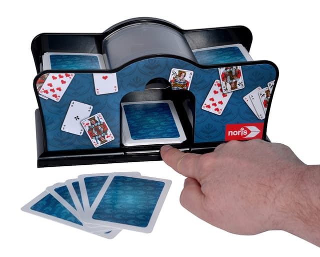 🃏🎉 Noris 606154621 Kartenmischmaschine - Elektrisch betrieben
