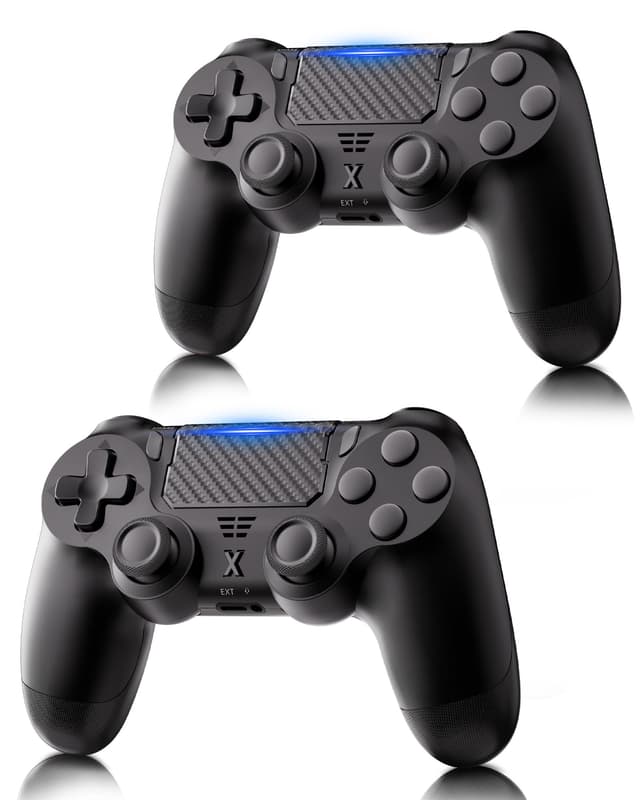 🎮 RUIZHI 2 Stück Wireless PS4 Controller - Playstation 4 Controller 🎮