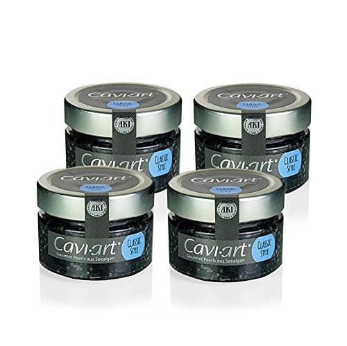 Cavi-Art Algen-Kaviar schwarz - 4 x 100g 🌿🍣🌱