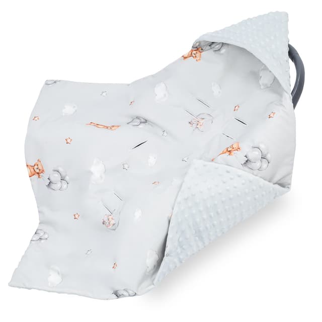 Einschlagdecke Babyschale Baby Decke 90x90 cm - Fußsack Blanket 🌟
