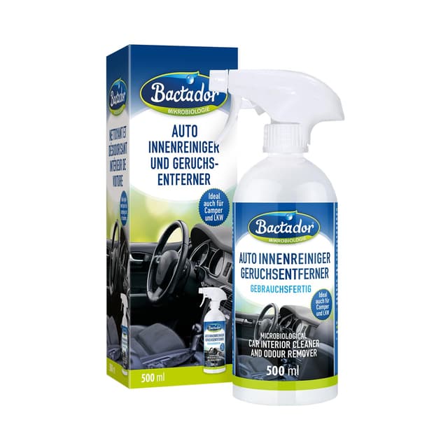 🚗 Bactador Auto Innenreiniger und Geruchsentferner Spray 500 ml 🌿