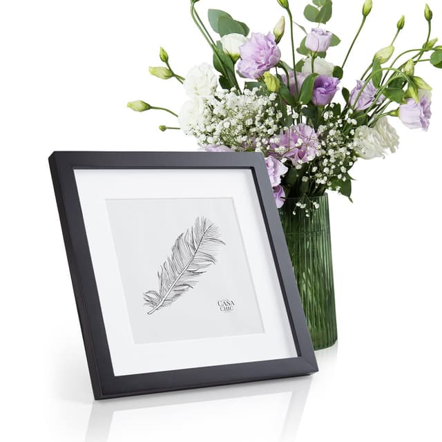 Angebot: Klassisch von Casa Chic - Quadratischer Bilderrahmen in Schwarz 🖼️🏡