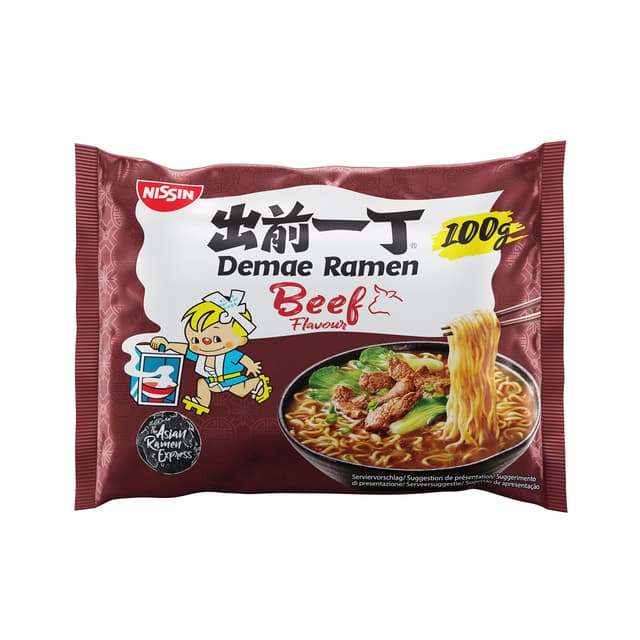 🍜 Nissin Demae Ramen Beef - Unwiderstehlicher Genuss aus Asien 🌶️