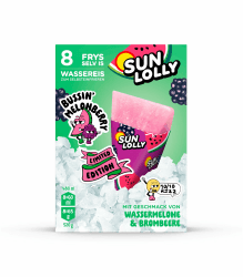 Angebot: Sun Lolly Wassereis Wassermelone & Brombeere 8 Stk 🍉🍇 Angebot bei HelloDeals