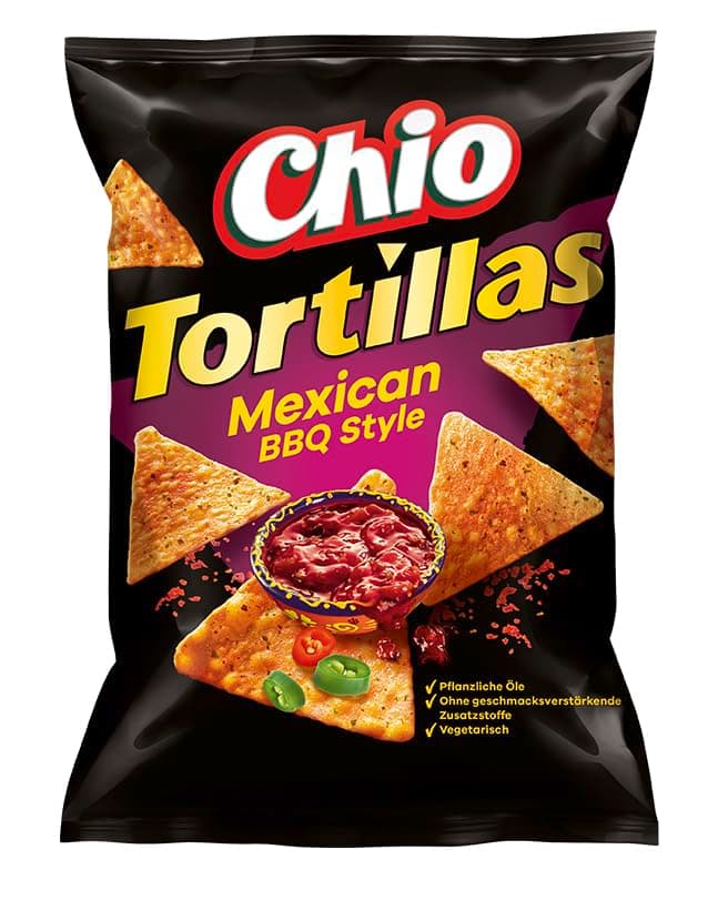 🌮 Super Deal: Chio Tortillas Mexican BBQ Style, 110g 110 g (1er Pack) 🎉
