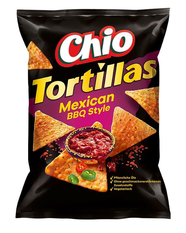 🌮 Super Deal: Chio Tortillas Mexican BBQ Style, 110g 110 g (1er Pack) 🎉