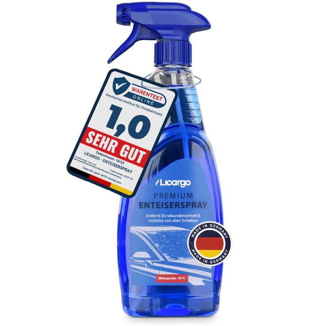 🚗 LICARGO Enteiserspray Auto (750ml) - Entfernt Eis sekundenschnell & mühelos
