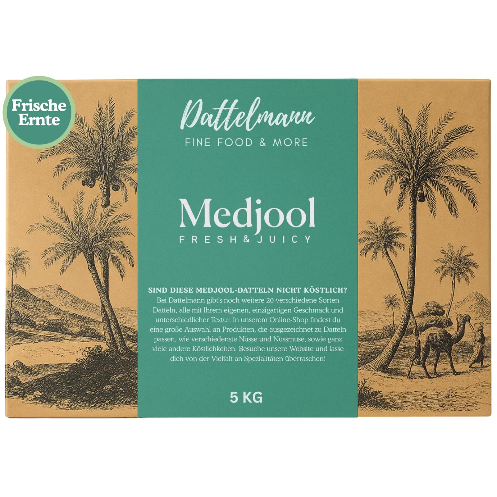 🌟 Deal des Tages! Medjool Datteln 5KG - Jumbo Medjoul 🌟