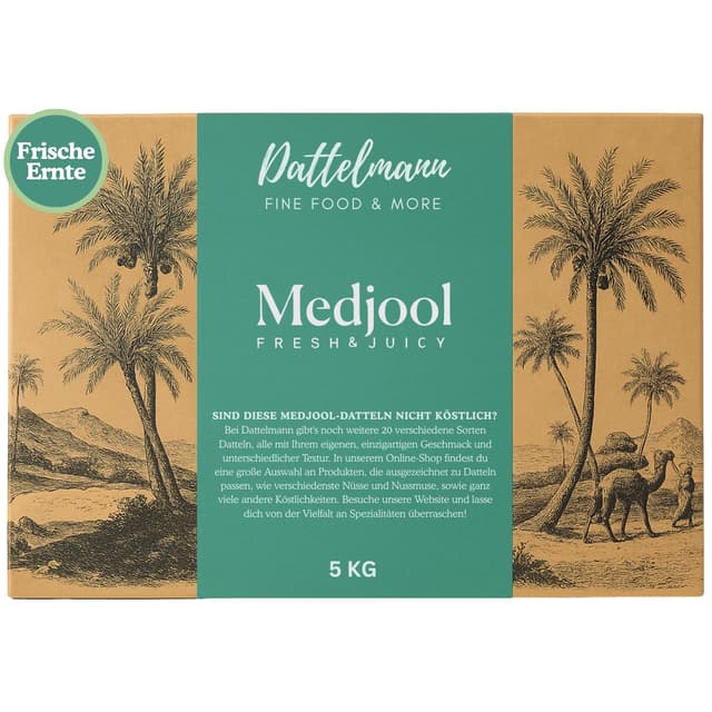 🌟 Deal des Tages! Medjool Datteln 5KG - Jumbo Medjoul 🌟