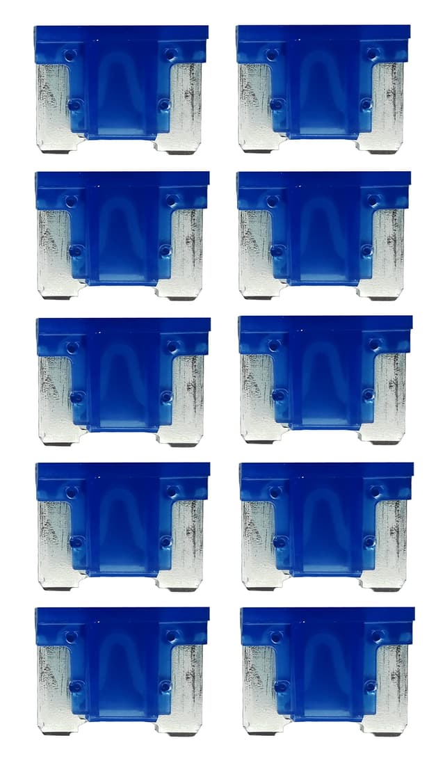 🚗 Baytronic 10x Kfz-Flachstecksicherung Mini LP (blau 15A) - Angebot