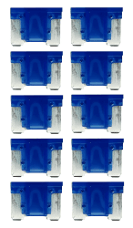 🚗 Baytronic 10x Kfz-Flachstecksicherung Mini LP (blau 15A) - Angebot Angebot bei HelloDeals
