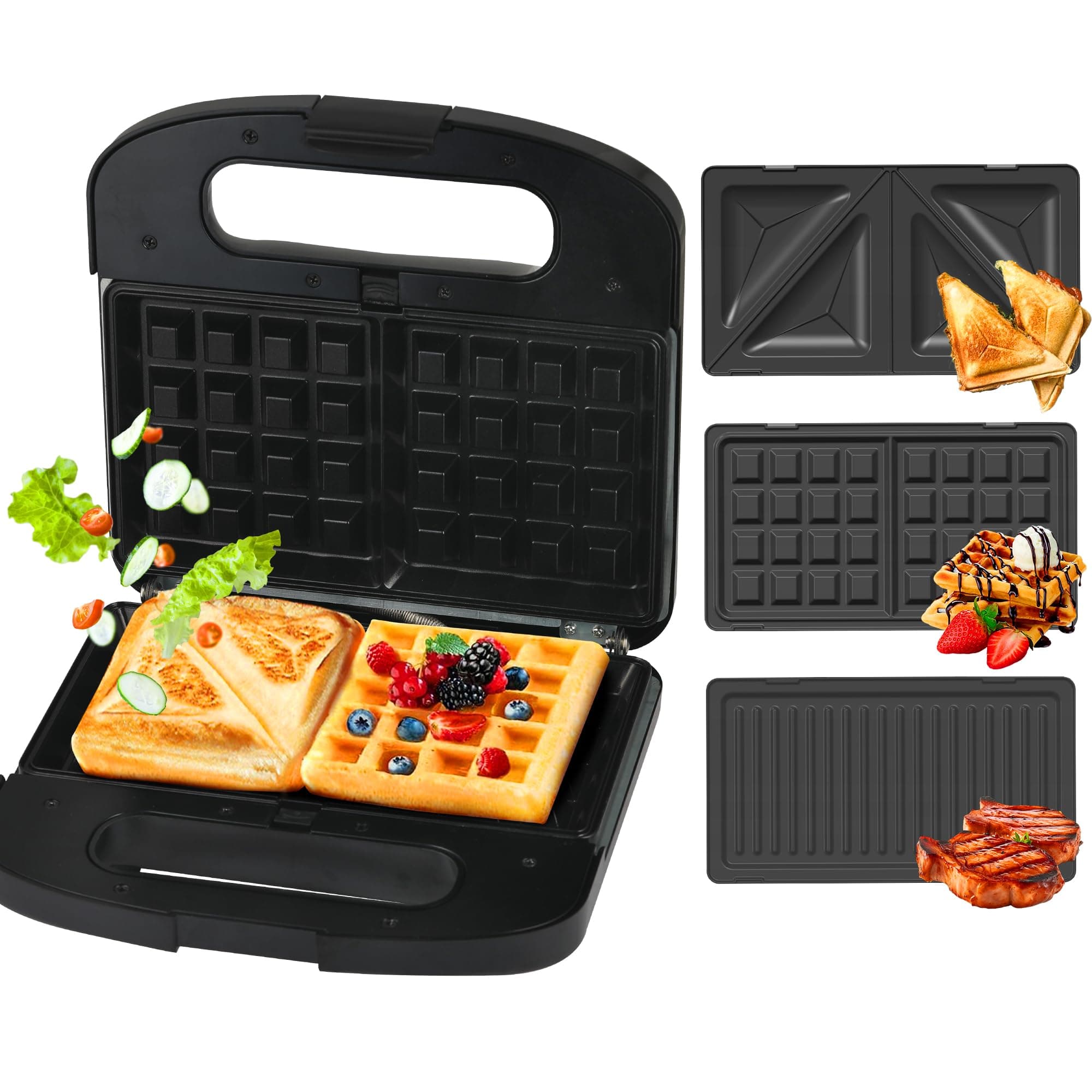 🥪🥪🥪 Extralink Sandwichmaker 3-in-1 Toaster, Grill und Waffeleisen 🥪🥪🥪