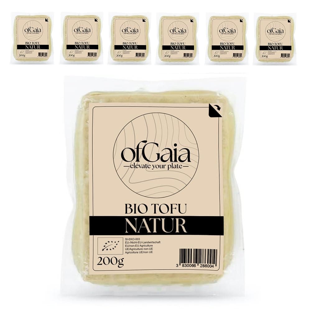 🌿 Tofu ofGaia Organischer Naturtofu - 6x200g Packung 🌿