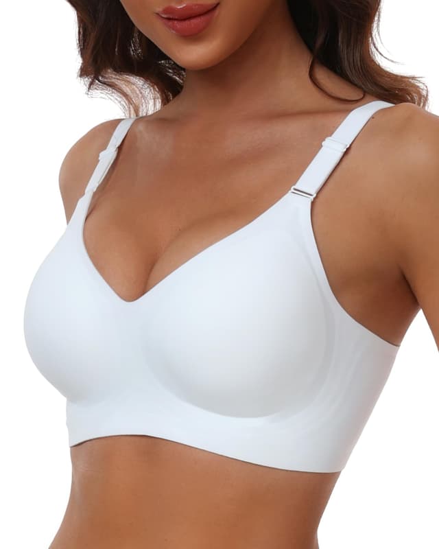 HORISUN Bequemer, Nahtloser BH mit vollständiger Abdeckung für Damen 🌸🌟