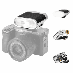 VILTROX Retro Kamerablitz für Kamera, Mini Kamerablitz Blitz GN12 📸 Angebot bei HelloDeals