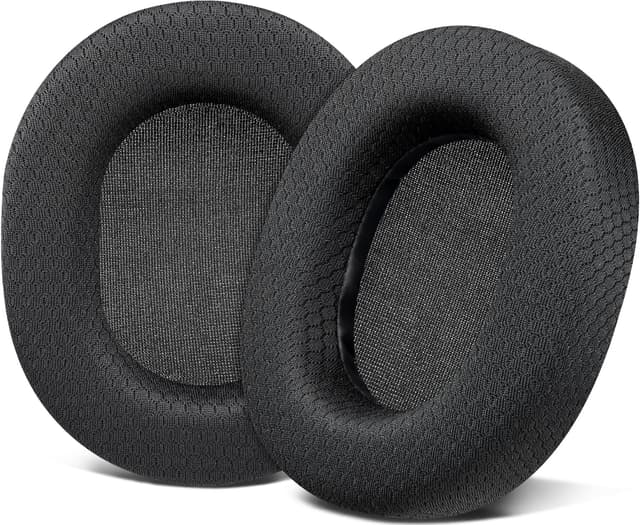 SOULWIT Ersatz Ohrpolster für SteelSeries Arctis 1/3/5/Arctis 7/7+/7P/7P+/7X/7X+/9/9X/Pro/Prime - Arctis MF Black 🎧