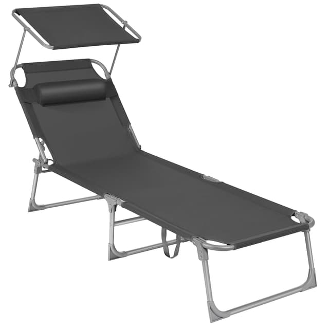 SONGMICS Sonnenliege, klappbarer Liegestuhl | Garten, Pool, Terrasse 🌞