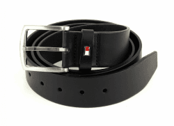 👔 Tommy Hilfiger Herren Gürtel New Denton Belt 4.0 Ledergürtel 105 Schwarz (Black) - Angebot Angebot bei HelloDeals