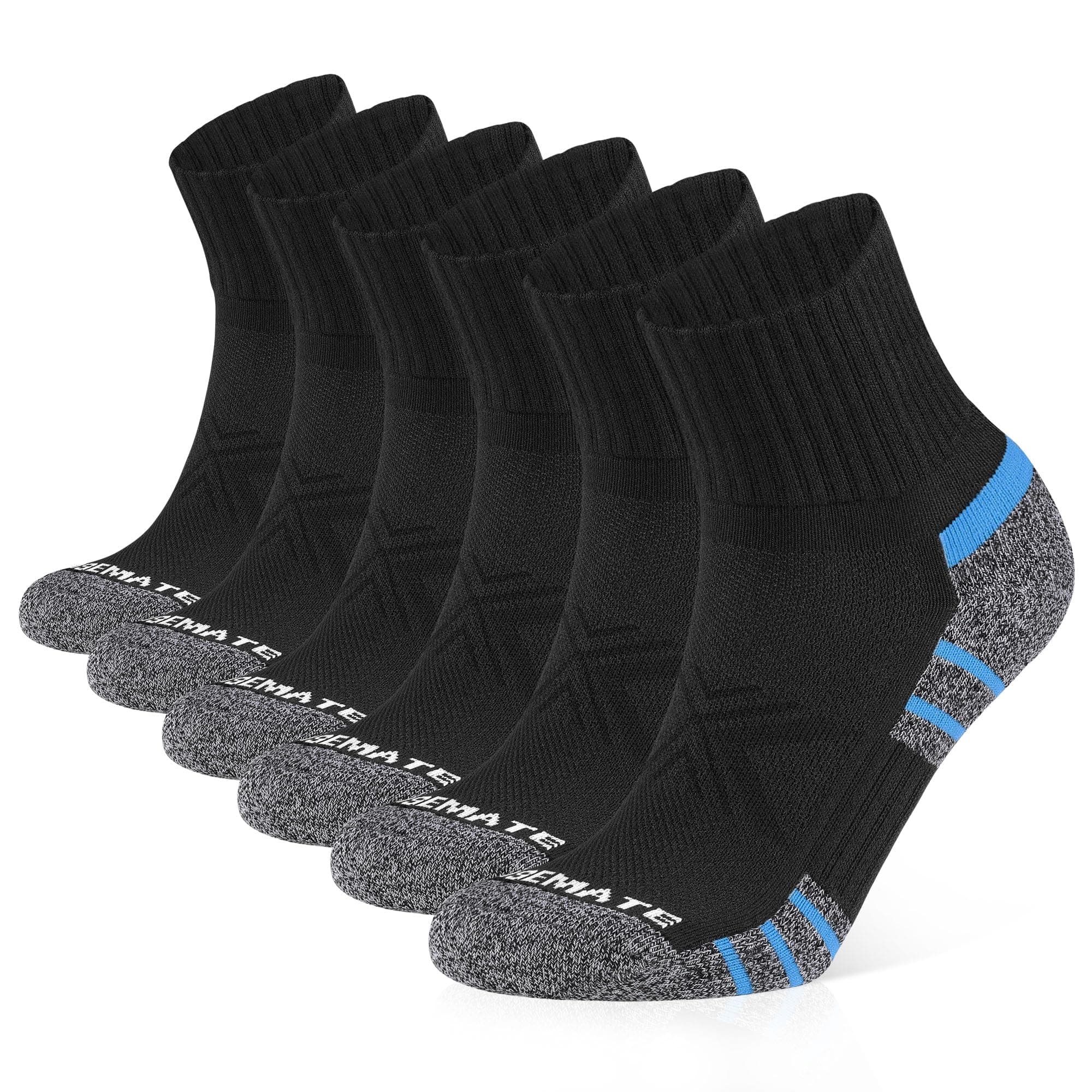 🧦 CLOSEMATE 6 Paar Sneaker Socken Herren Baumwolle Kurze Sportsocken 👟