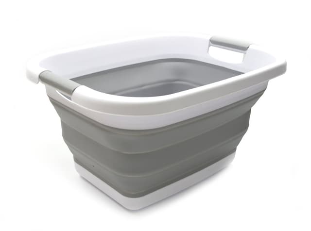 SAMMART 25L Zusammenklappbarer Wäschekorb / -wanne 🧺🚗