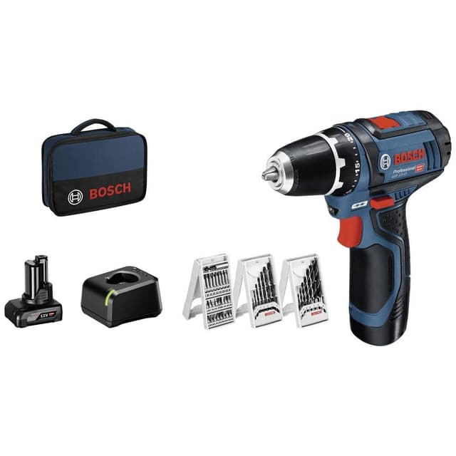 Angebot: Bosch Professional 12V System Akku Bohrschrauber GSR 12V-15 🔧