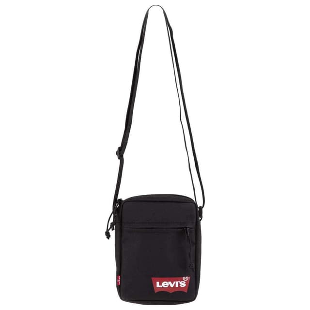 Sonderangebot! 🎒 Levi's Herren Mini Solid (Red Batwing) LFA LM Bags Crossbody Regular Black