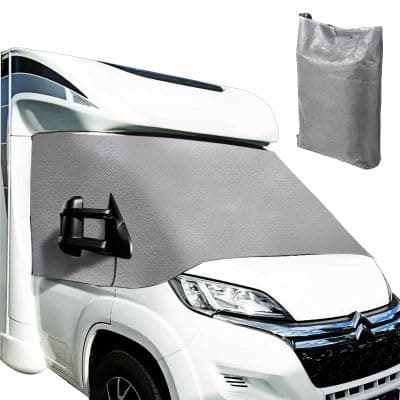 Frontschutzplane für FIAT Ducato Wohnmobil | Thermomatte | Sichtschutz | UV-Schutz