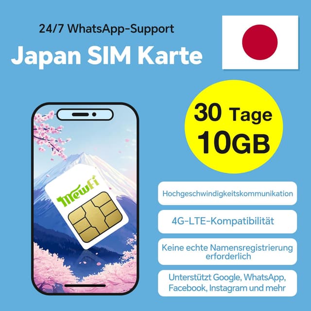 🇯🇵 Japan SIM-Karte Angebot! 📱🇯🇵