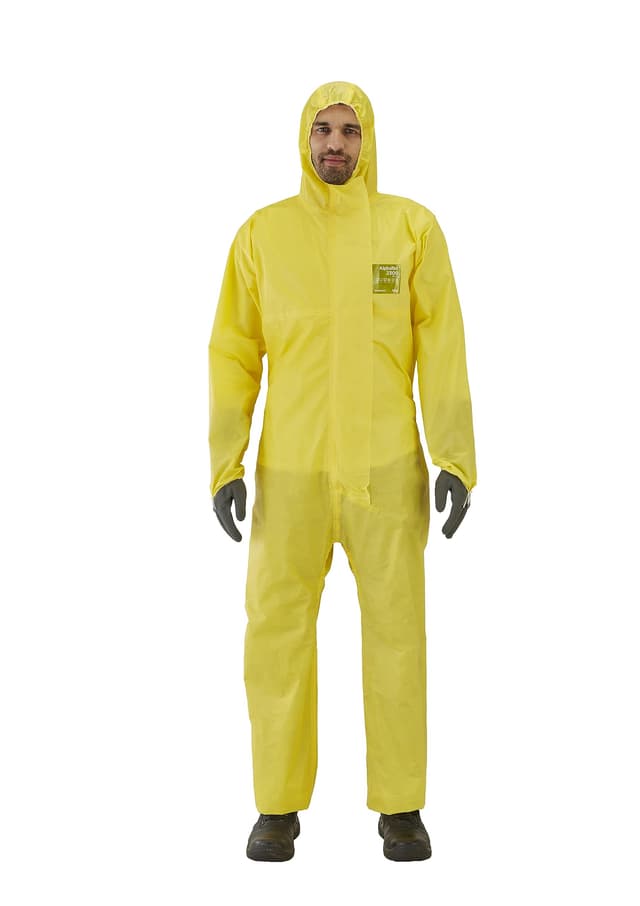 👩‍🔬🔬 Ansell AlphaTec 2300 Model 132 Chemikalienschutz Einweg-Schutzanzug