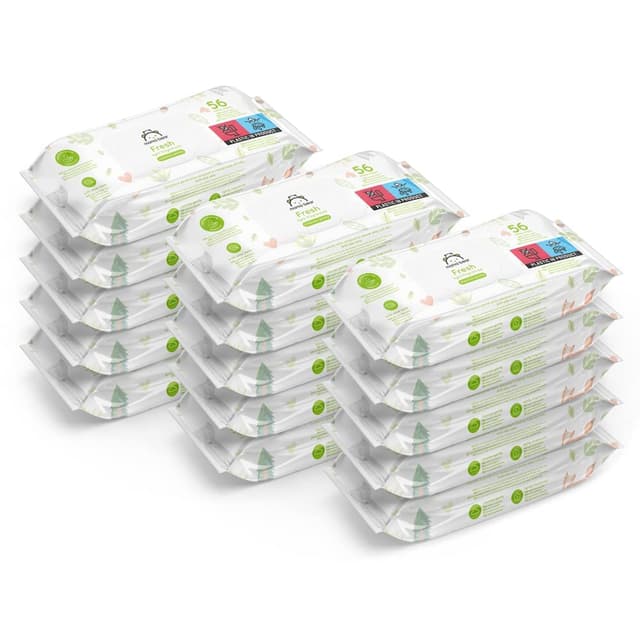 🌟 Mega-Deal! Mama Bear Fresh Feuchttücher, Aloe Vera, 1008 Stück 🌿