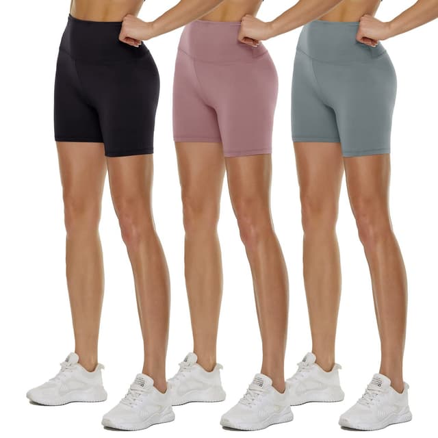 TNNZEET 3er Pack Radlerhose Damen High Waist Sommer Shorts 👖🌞
