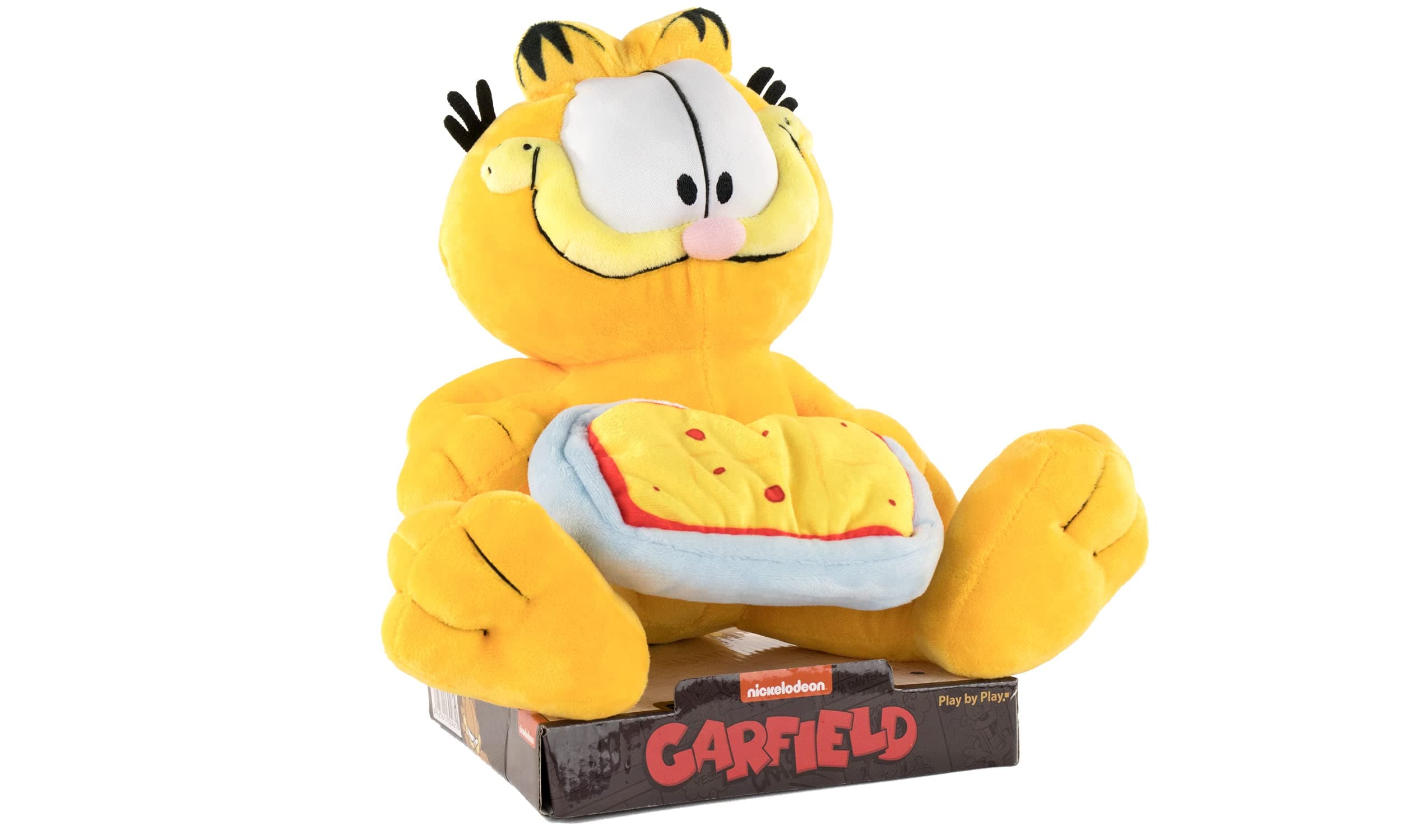 🐱‍👤 Garfield Lasagne Plüsch 23cm mit Ständer - Superweiche Qualität 🎁