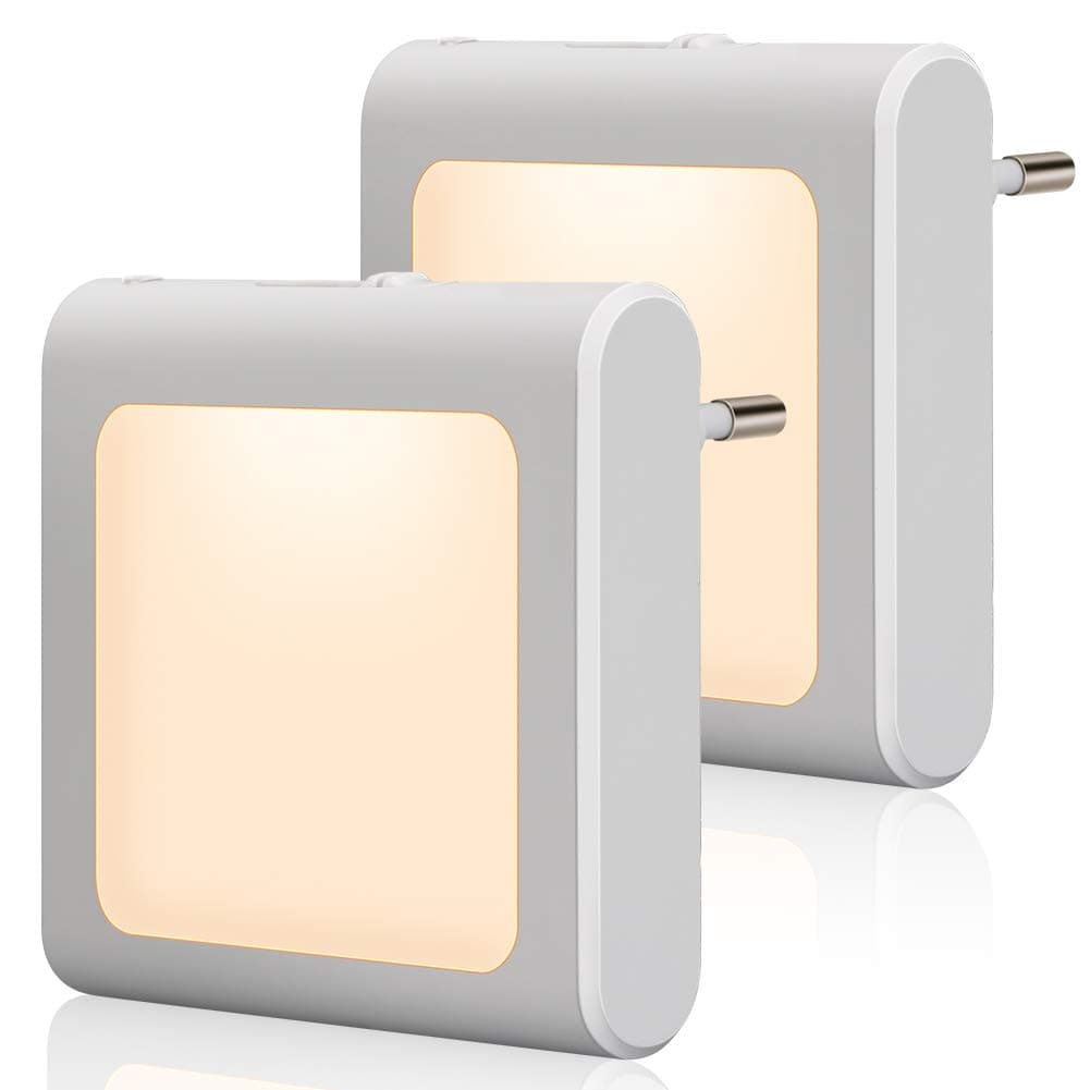 🌙 Nachtlicht Steckdose mit Dämmerungssensor, Emotionlite 2 Stück 🌟