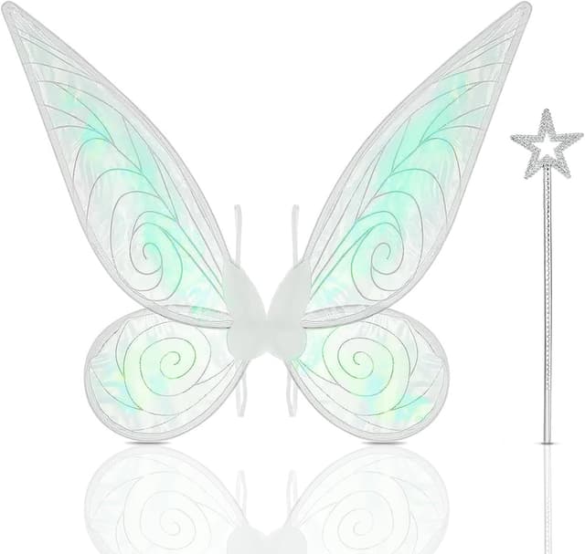 Orifinter Feenflügel Erwachsene - Schmetterlingsflügel Feen Kostüm Damen 🧚‍🦋