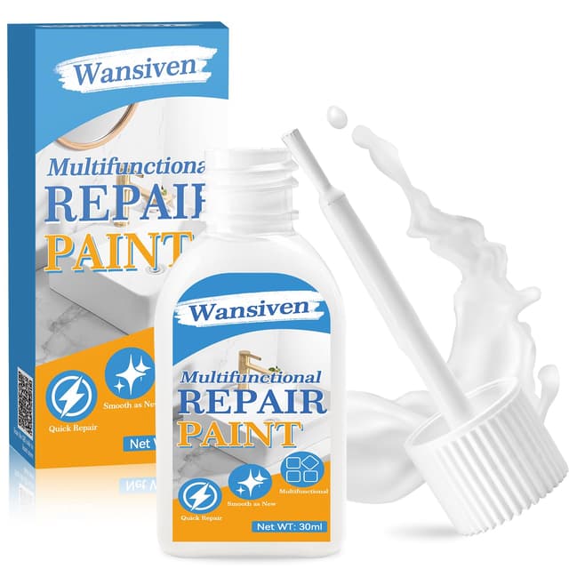 Wansiven Email Reparatur Lack - Hochglanz Lackstift Badezimmer Reparaturlack 🚿