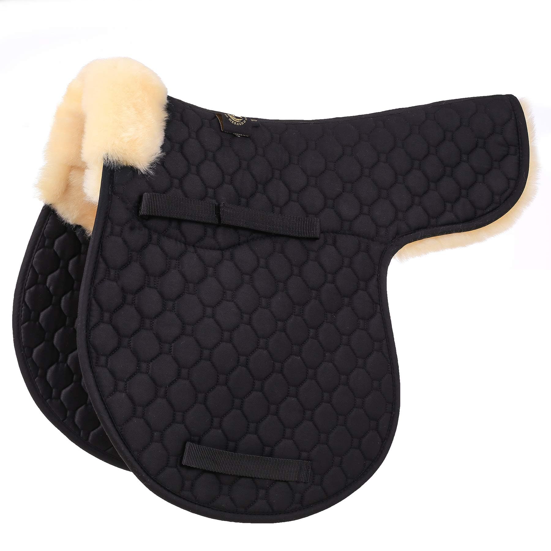 🐴🌟 Merauno Echtes Lammfell Sattelkissen - Dressur und Vielseitigkeit 🌟🐴