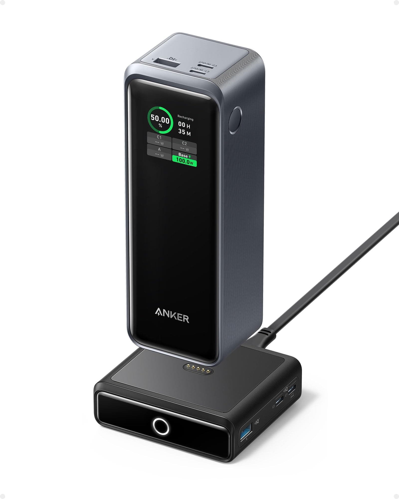 🔋🔌 Anker Prime Power Bank: 27,650 mAh (250 W) Power Bank mit 100 W Ladestation 📱💻