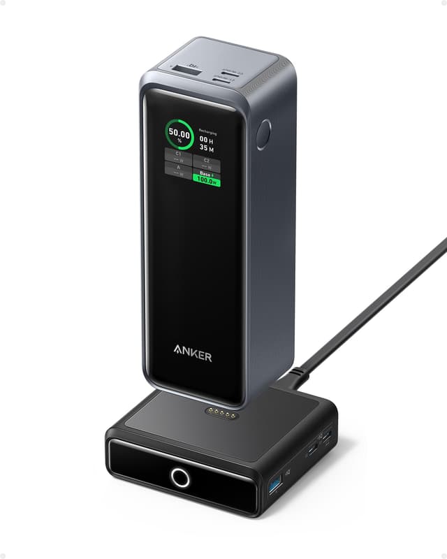 🔋🔌 Anker Prime Power Bank: 27,650 mAh (250 W) Power Bank mit 100 W Ladestation 📱💻