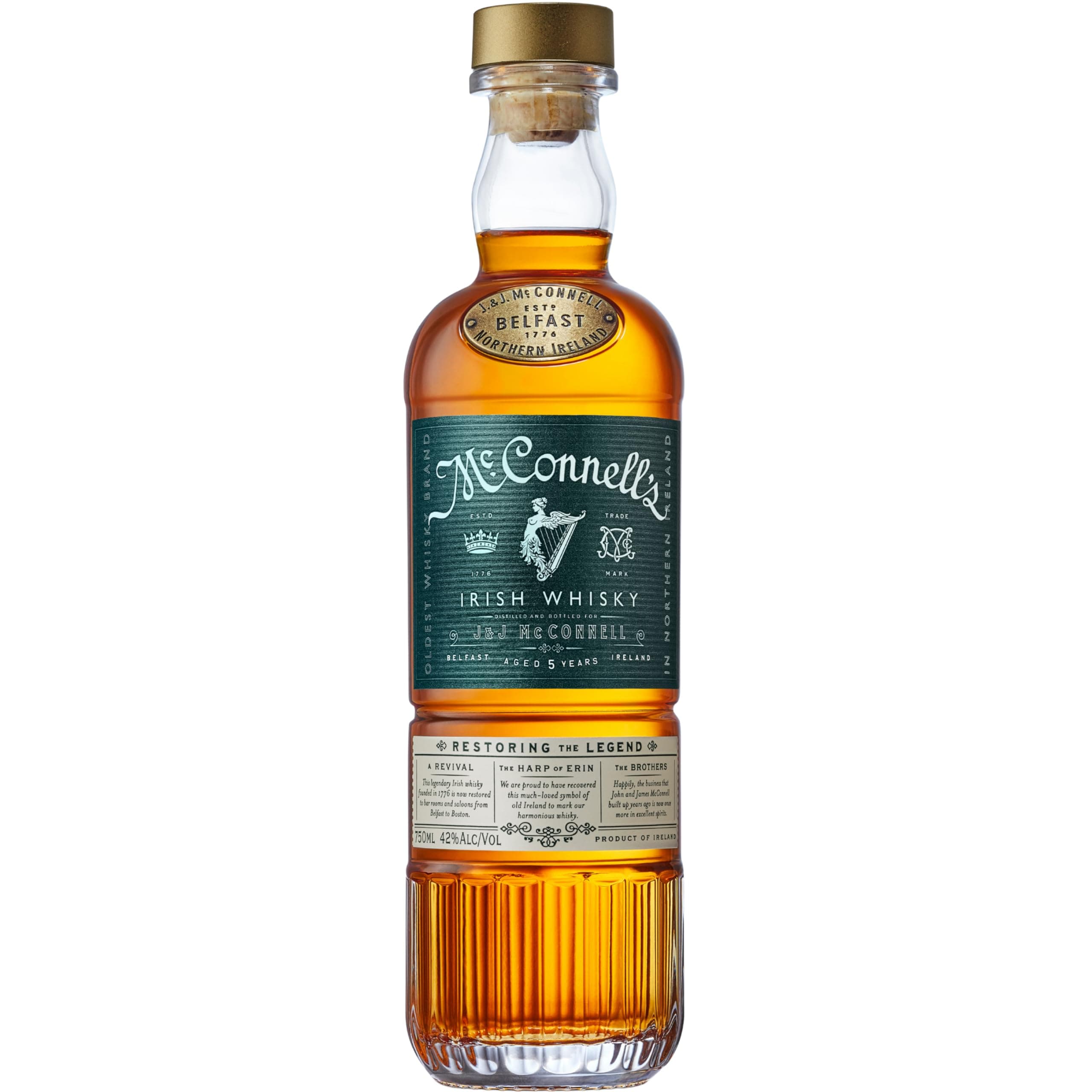McConnell's Irish Whisky | 700 ml | 42% Vol. | Bourbon-Fässern gereift 🥃🇮🇪