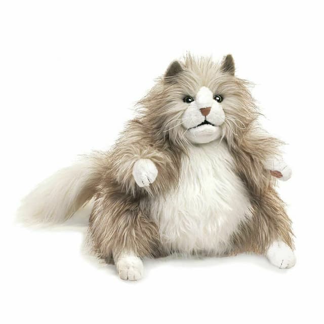 🐱 Folkmanis Flauschige Katzenhandpuppe - Nur 54.99€!