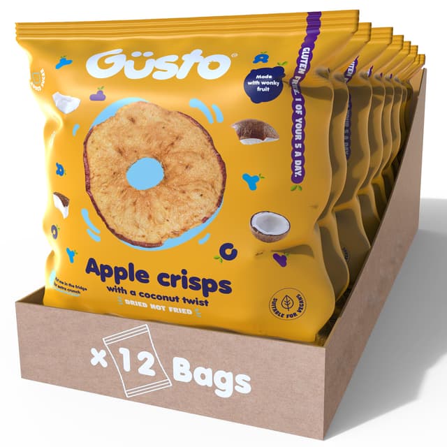 GUSTO SNACKS - Knusprige Apfelchips mit Kokosnuss 🍏🥥
