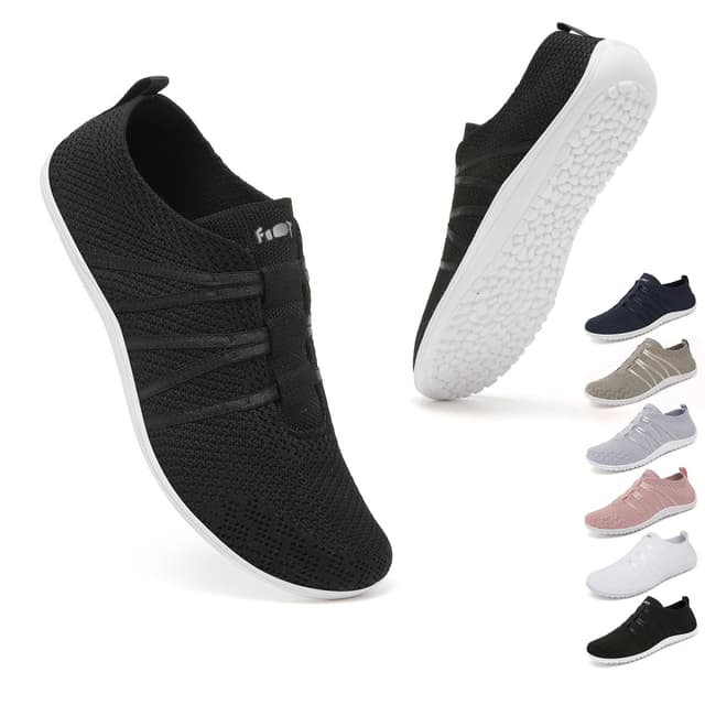 👟 Geweo Barfußschuhe Damen Herren Laufschuhe 40 EU Schwarz