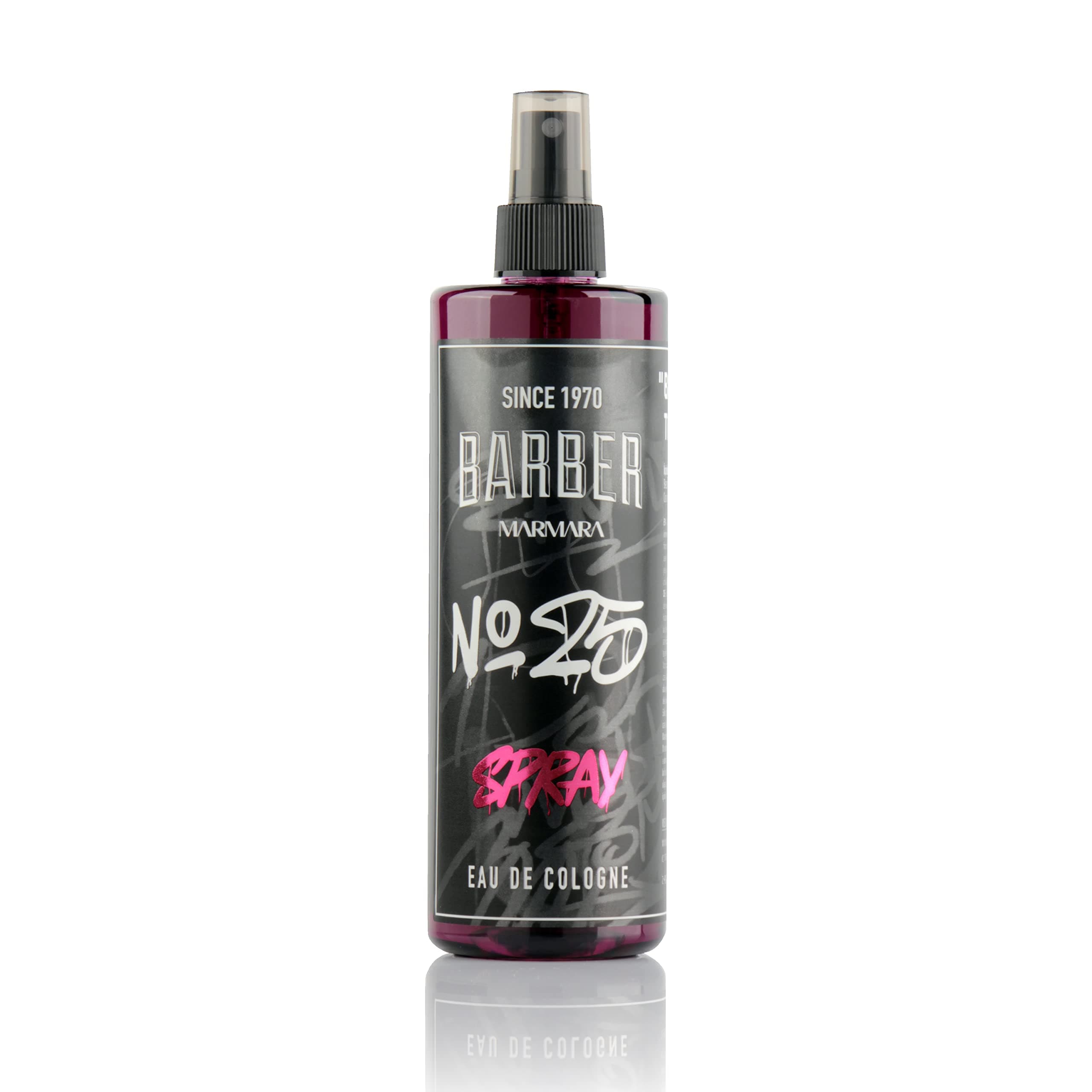 BARBER MARMARA No.25 Eau de Cologne Spray Herren GRAFITTI 1x 400ml 🌿💧 | After Shave Herren