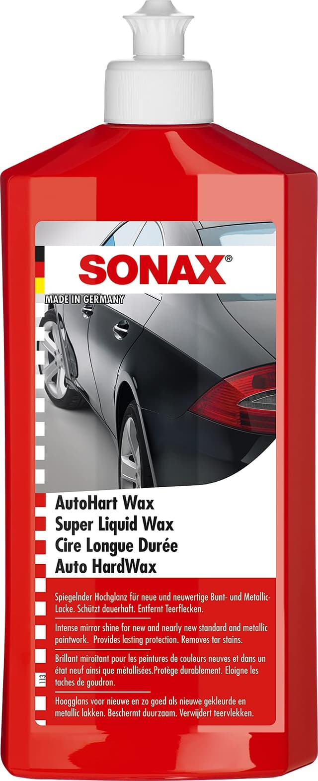 SONAX Cire longue durée (500 ml) 🚗💫 | Hochwertiges Carnaubawachs | Schützt vor klimatischen Einflüssen